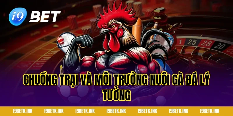 Chuồng trại và môi trường nuôi gà đá lý tưởng